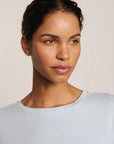 Model is wearing Gisele TENCEL™ Modal Everyday Long Sleeve  in Ice Blue
