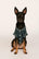 Model is wearing Gisele Printed TENCEL™ Modal Pet PJ in Winter Pine/Ivory