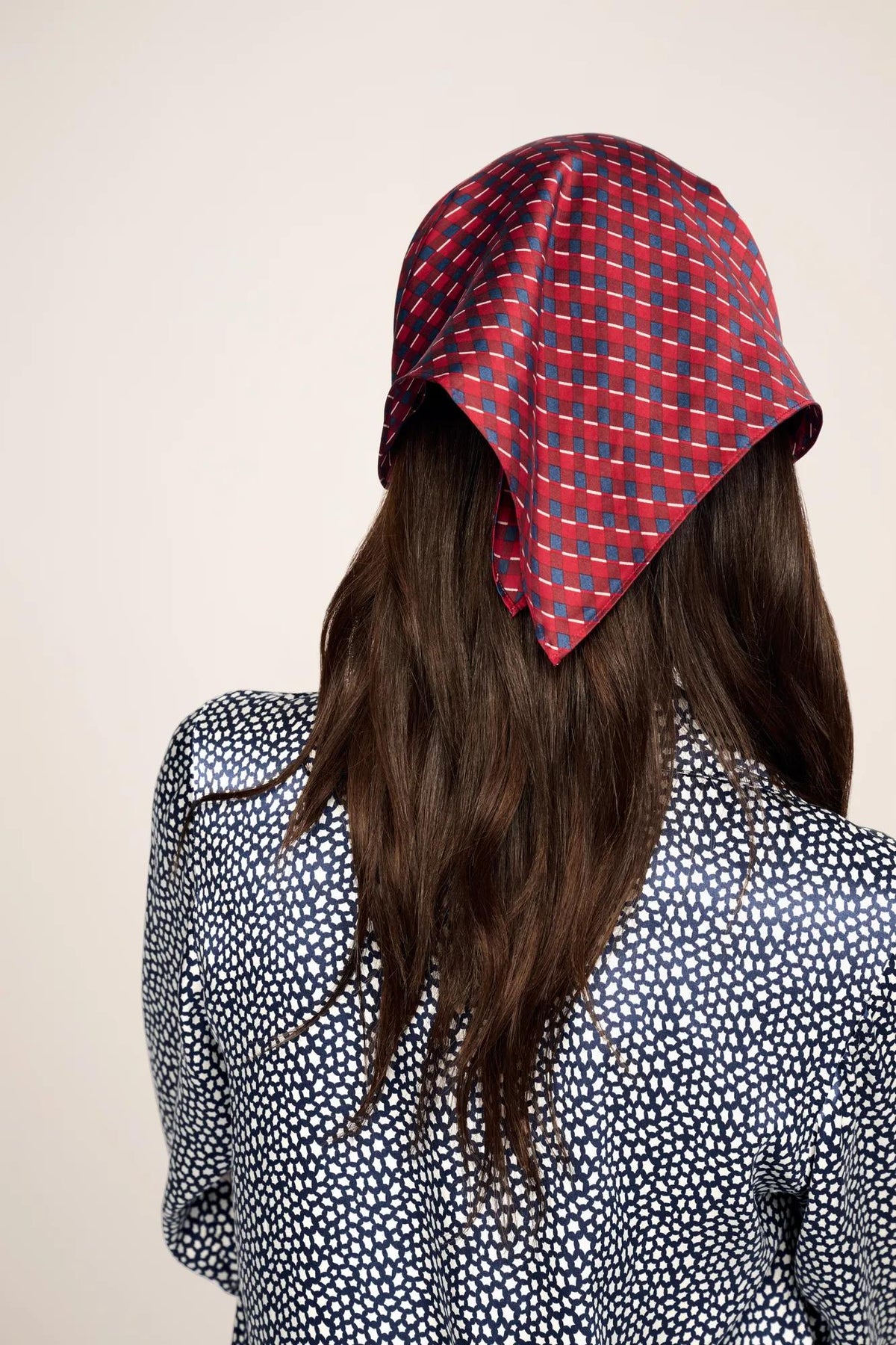 Inez Washable Silk Printed Scarf