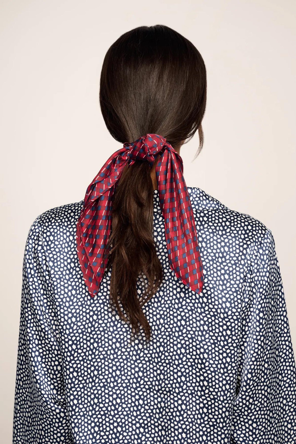 Inez Washable Silk Printed Scarf