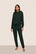 Model is wearing Recycled Boucle Relaxed Fit Jogger  in Pine