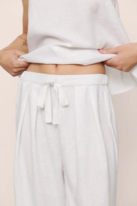 Linen Blend Relaxed Pant