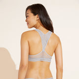 Eberjey Colette Racerback Bralette - Heather Grey