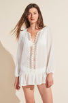 Elba Breezy Weave Cover-Up - Cloud