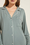 Gisele TENCEL™ Modal Long PJ Set - Willow Green/Bone