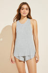 Elon Relaxed Rib Tank - Heather Grey