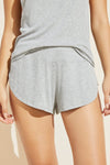 Elon Relaxed Rib Short - Heather Grey