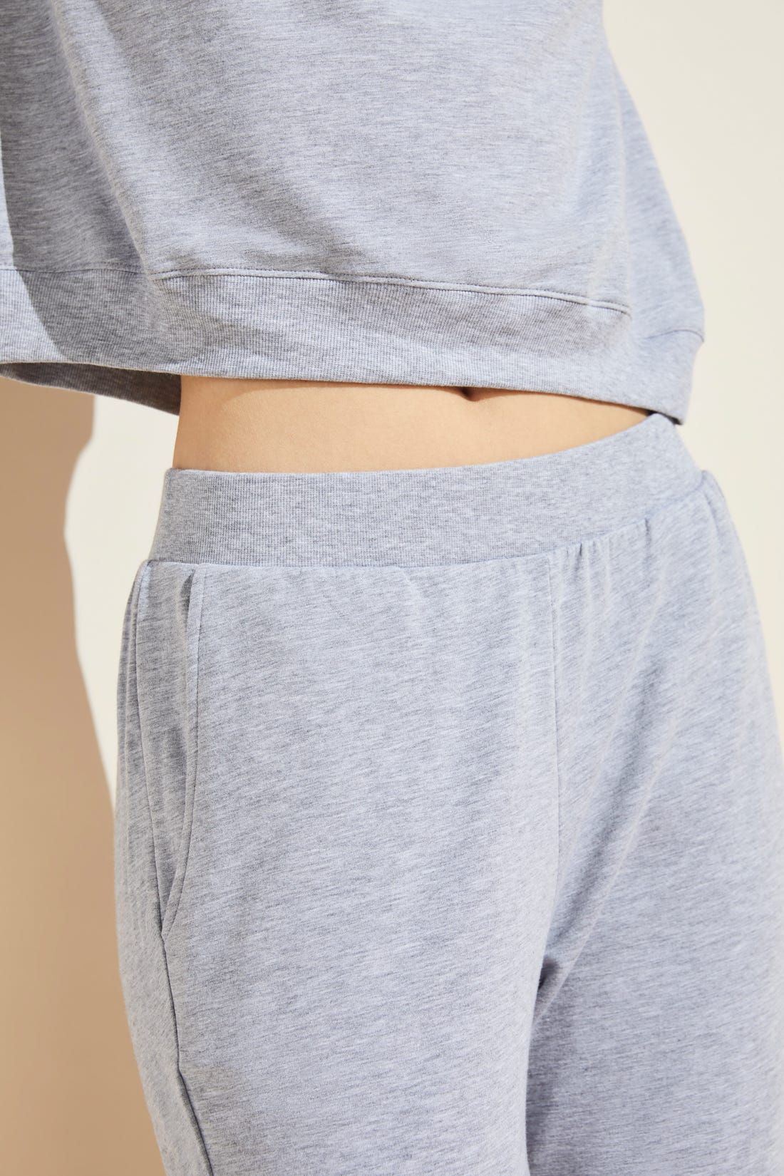 Blair French Terry Pant - Heather Grey