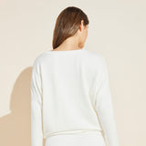 Eberjey Softest Sweats Plush TENCEL™ Top - Winter White