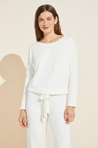 Softest Sweats Plush TENCEL™ Top - Winter White