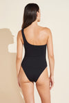 Marion Textured One-Piece with Buckle - Black
