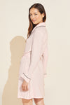 Gisele TENCEL™ Modal Robe - Sorbet Pink/Black