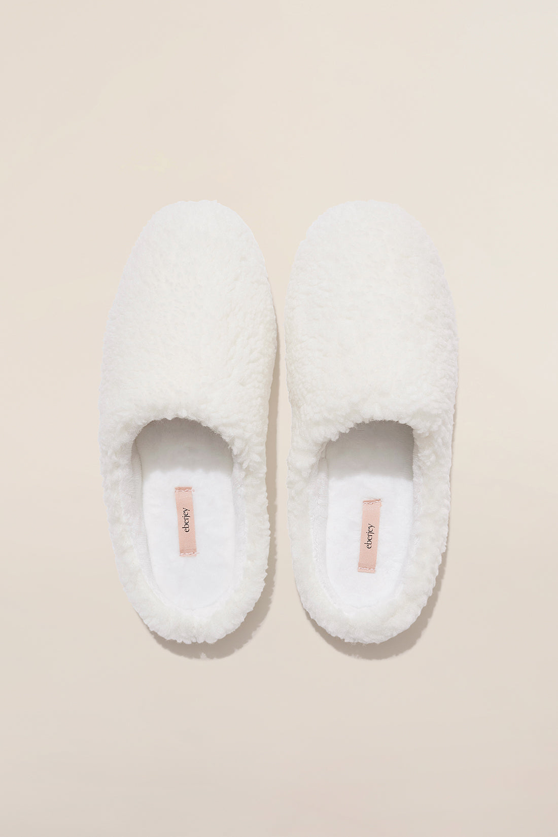 Sherpa Slipper in Ivory.