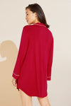 Gisele TENCEL™ Modal Sleepshirt - Haute Red/Ivory