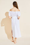 Harper Linen Dress - White