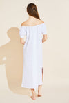 Harper Linen Dress - White