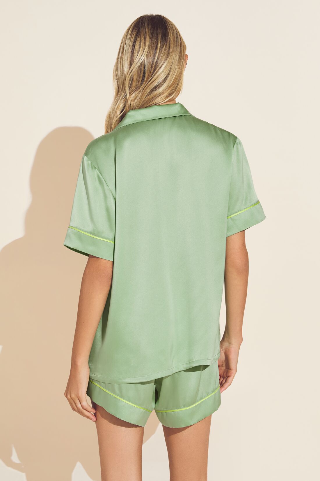 Pistachio Silk Pajama Set