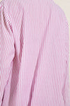 Organic Sandwashed Cotton Woven Long PJ Set - Nautico Stripe Italian Rose
