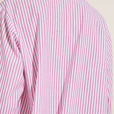 Eberjey Organic Sandwashed Cotton Woven Long PJ Set - Nautico Stripe Italian Rose