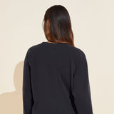 Eberjey Luxe Sweats Sweatshirt - Black