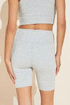 Luxe Sweats Bike Short - Heather Grey