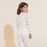 Eberjey Kids TENCEL™ Modal Gender Neutral Long PJ Set - Celestial Ivory