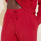 Eberjey Henry TENCEL™ Modal Long PJ Set - Haute Red