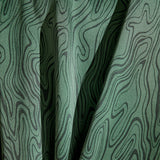 Eberjey Inez Washable Silk Printed Long PJ Set - Malachite Jade/Kelp