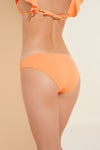 Annia Textured Bikini Bottom - Cantaloupe
