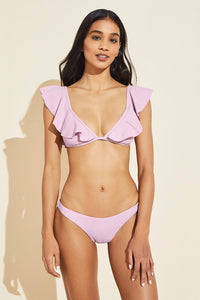 Graziela Textured Bikini Top - Lilac