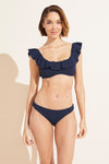 Miranda Textured Bikini Top - Peacoat