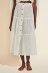 Nolita Cotton Eyelet Beach Skirt

 - Ecru