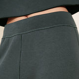 Eberjey Reversible Plush High Waist Pant - Kelp/Black