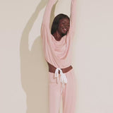 Eberjey Gisele TENCEL™ Modal Slouchy PJ Set - Misty Rose/Ivory